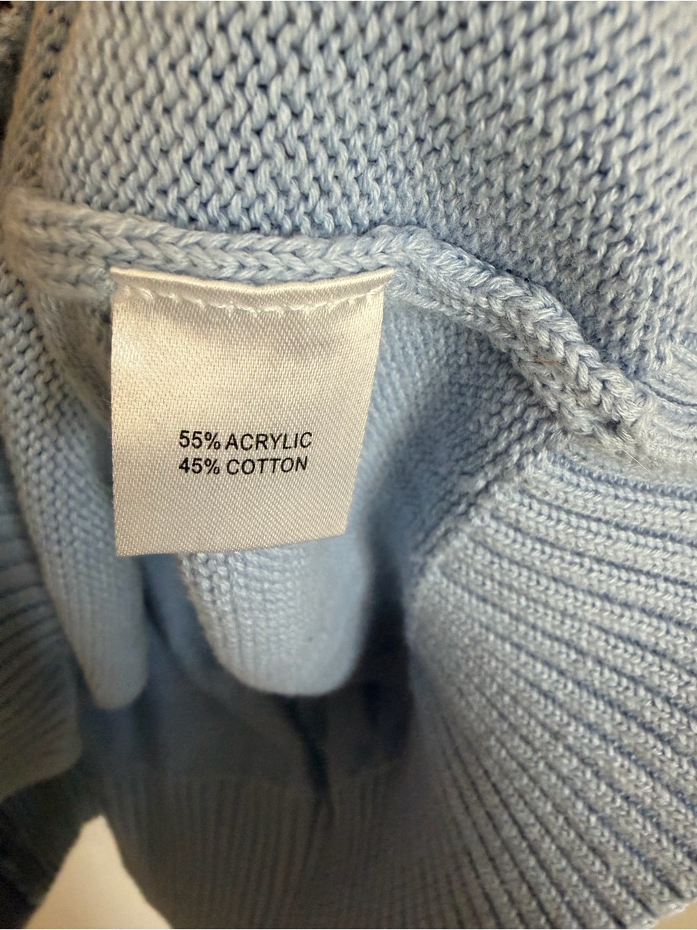 Ellsworth Ivey Broncos Colorblock Half-Zip Sweater - Navy & Light Blue - Picture 4 of 5